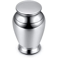 Zysta Mini urna de acero inoxidable resistente al agua para cenizas de cremación de cremación para el almacenamiento…